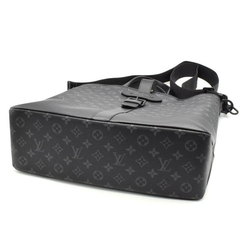 Saumur  Tote Bag Business Bag 2 Way Bag Monogram Eclipse Black - Picture 4 of 6